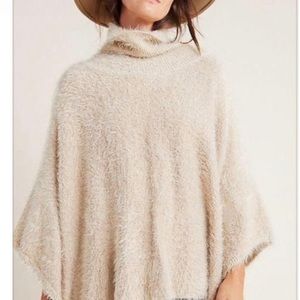 Akemi + Kin | Anthropologie | Lara Metallic Eyelash Poncho
